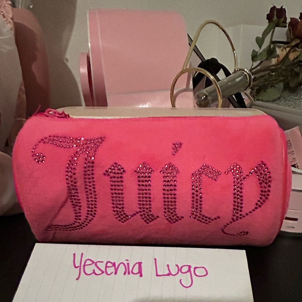 Juicy Couture Vibrant Pink Cosmetic Case